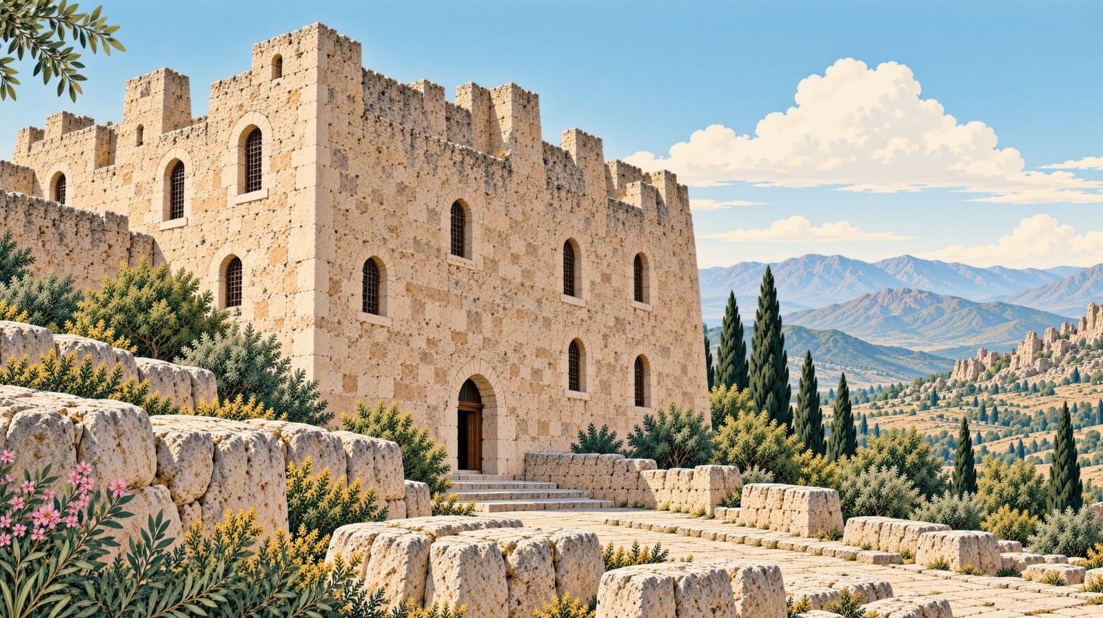 Kandil Castle çizimi, Batman