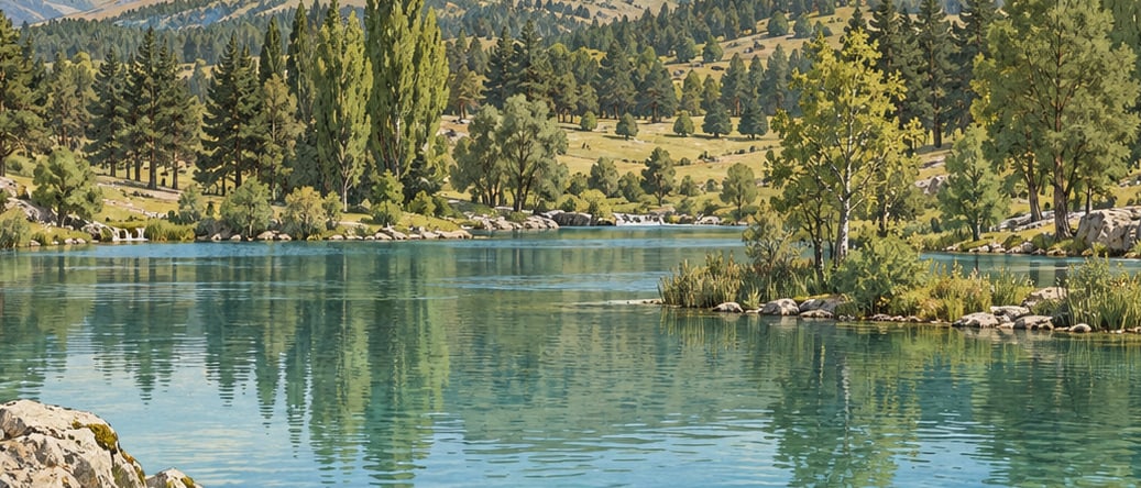Kangal Balıklıgöl Nature Park çizimi, Sivas