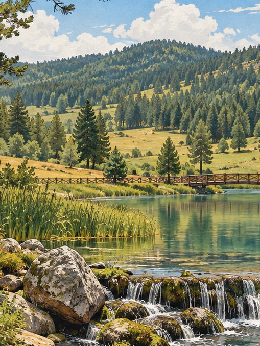 Ilustración: Parque Natural de Kanlıpınar, Eskişehir