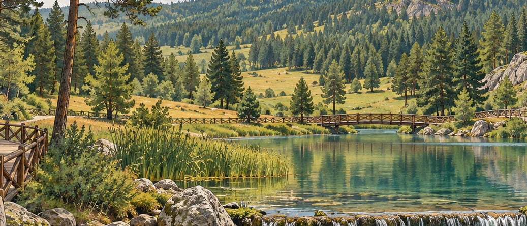 Kanlıpınar Nature Park çizimi, Eskişehir