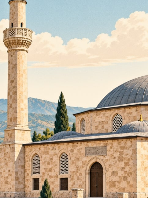 Ilustración: Mezquita de Kanuni Süleyman, Hatay