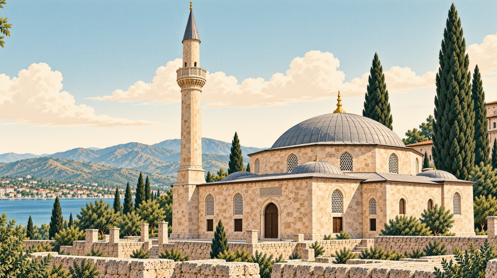 Kanuni Süleyman Mosque çizimi, Hatay