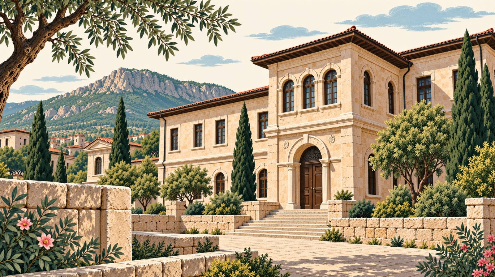 Kapadokya Art and History Museum çizimi, Nevşehir
