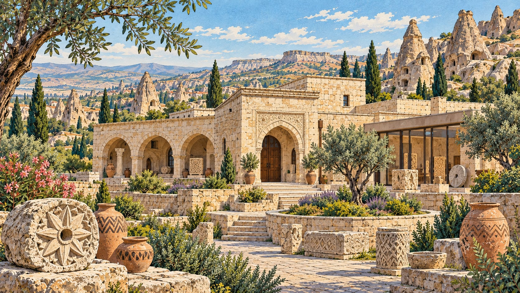 Cappadocia Living Heritage Museum çizimi, Nevşehir