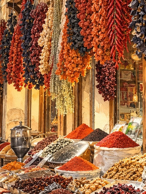 Ilustración: Bazar Cubierto, Kahramanmaraş