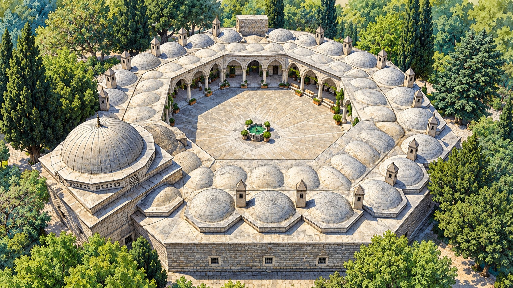 Kapı Ağası Madrasa çizimi, Amasya