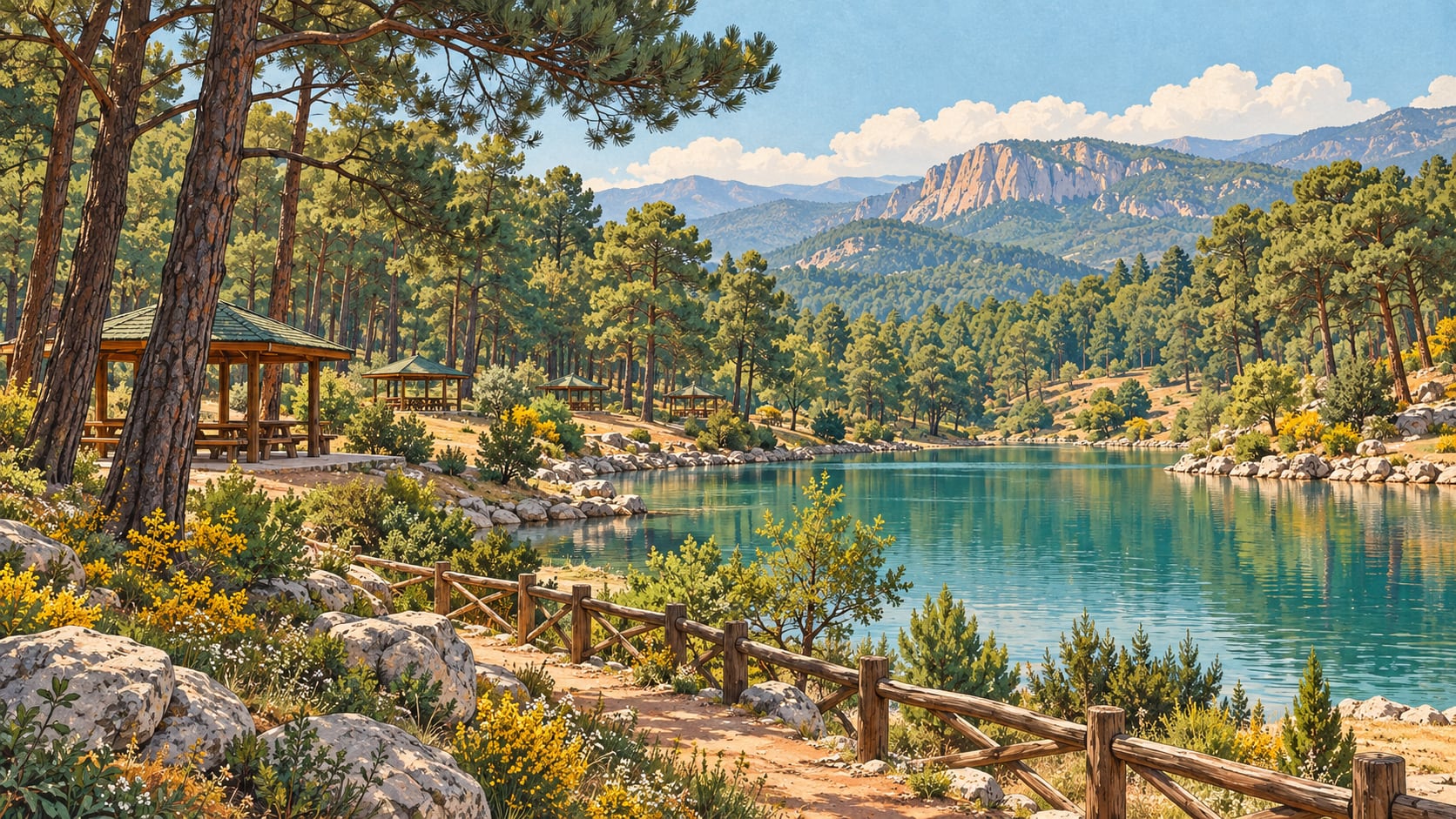 Kapıçam Nature Park çizimi, Kahramanmaraş