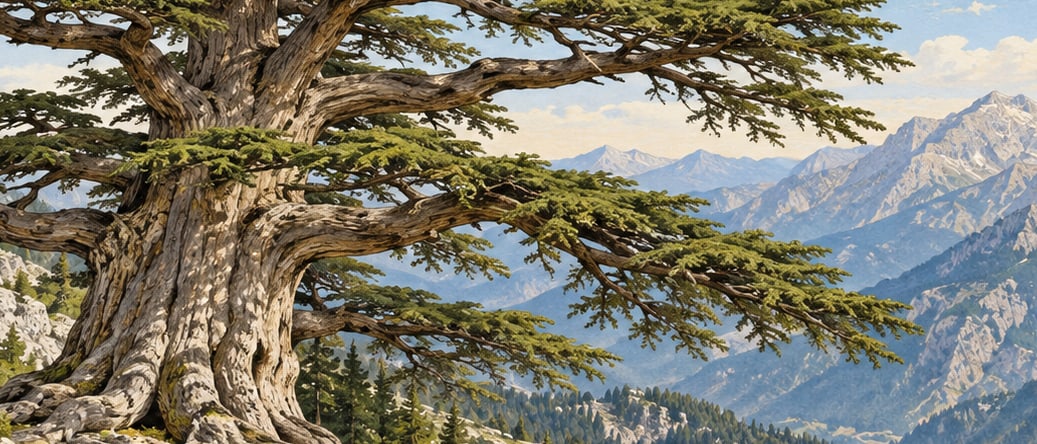 Kapıderesi Toros Cedar III Natural Monument çizimi, Isparta