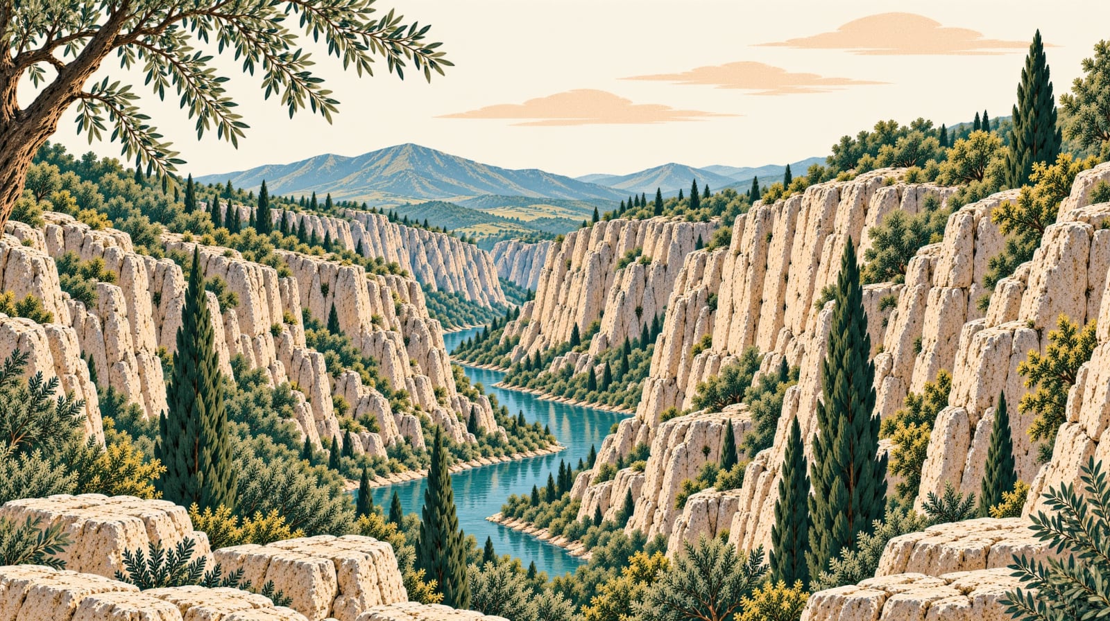 Kapıkaya Canyon çizimi, Adana
