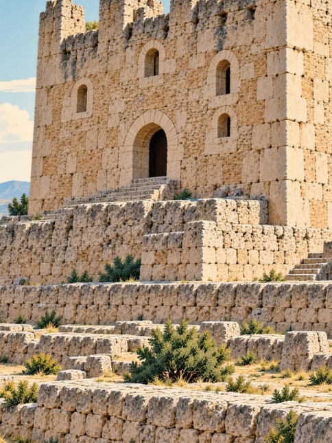 Ilustración: Castillo de Kara, Mersin