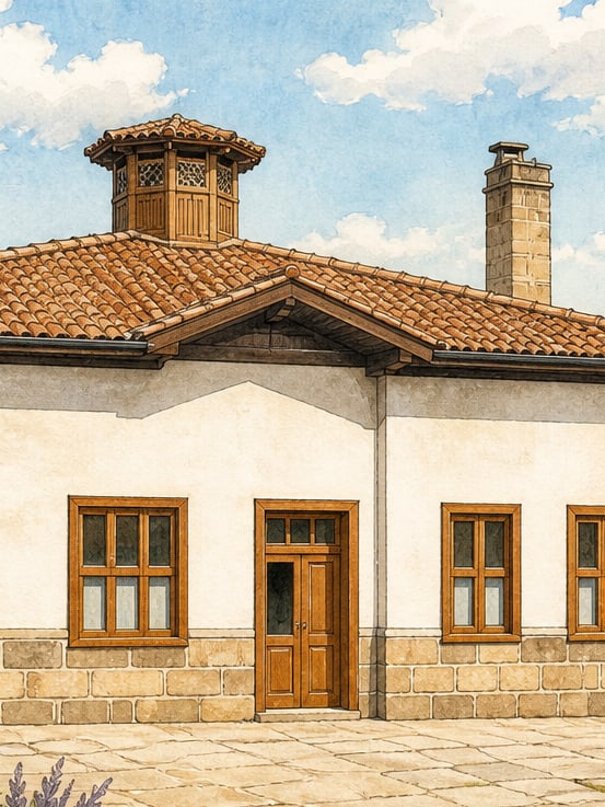 Ilustración: Baño de Karacabe, Ankara