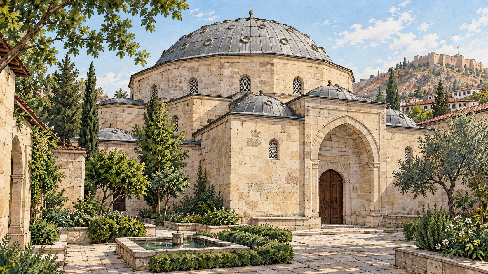Karacabe Bath çizimi, Ankara
