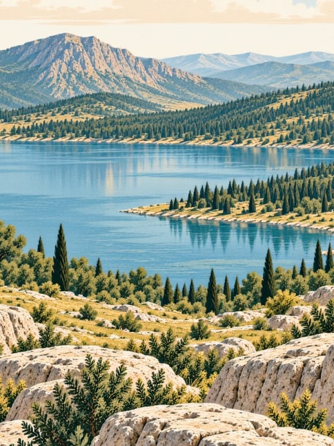 Ilustración: Karacaören, Burdur
