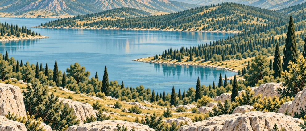 Karacaören çizimi, Burdur