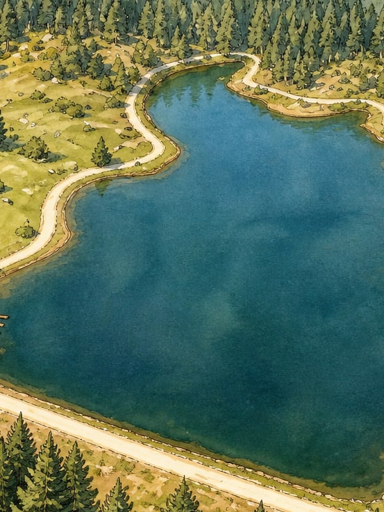 Ilustración: Meseta de Karagöl, Sakarya