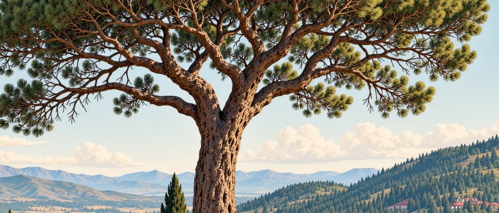 Karagöl Plateau Scots Pine Natural Monument çizimi, Sakarya
