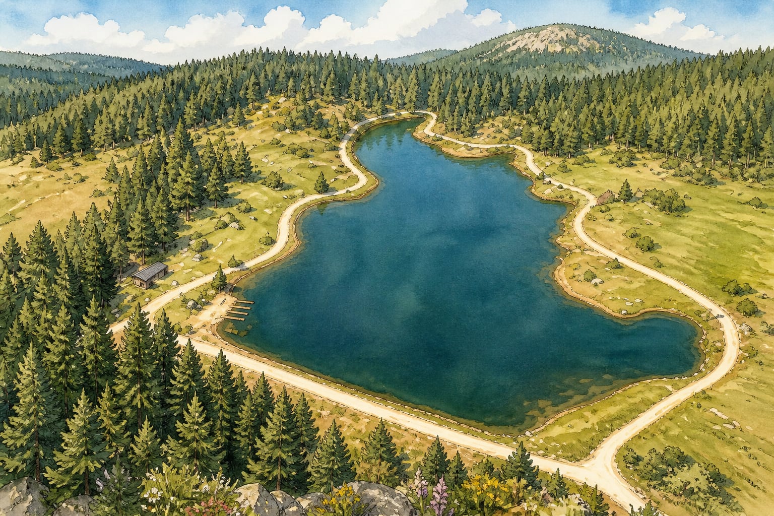 Karagöl Plateau çizimi, Sakarya