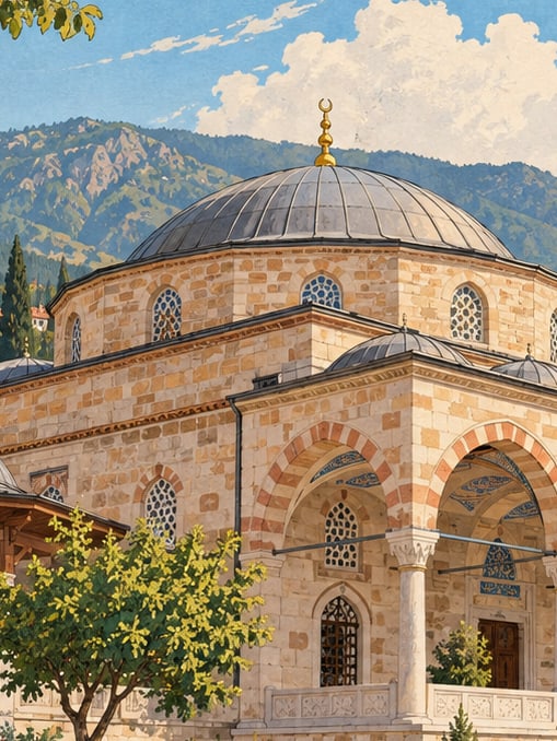 Ilustración: Mezquita del Viernes de Karaköy, Bolu
