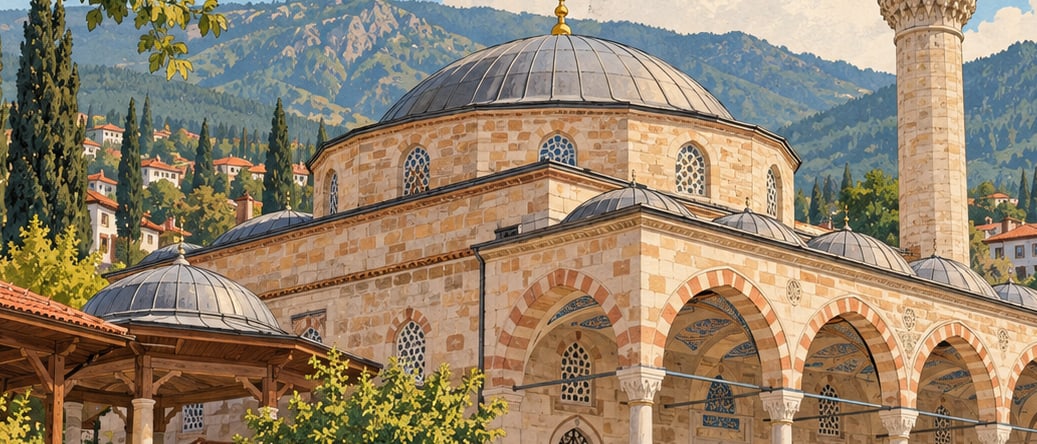 Karaköy Cuma Mosque çizimi, Bolu
