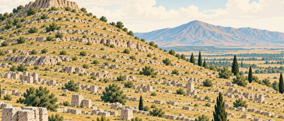 Karakuş Tumulus çizimi, Adıyaman