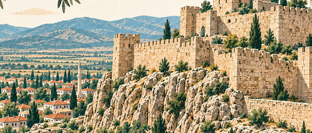 Karaman Castle çizimi, Karaman