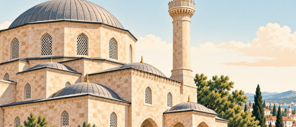 Karamanlı Mosque çizimi, Bolu