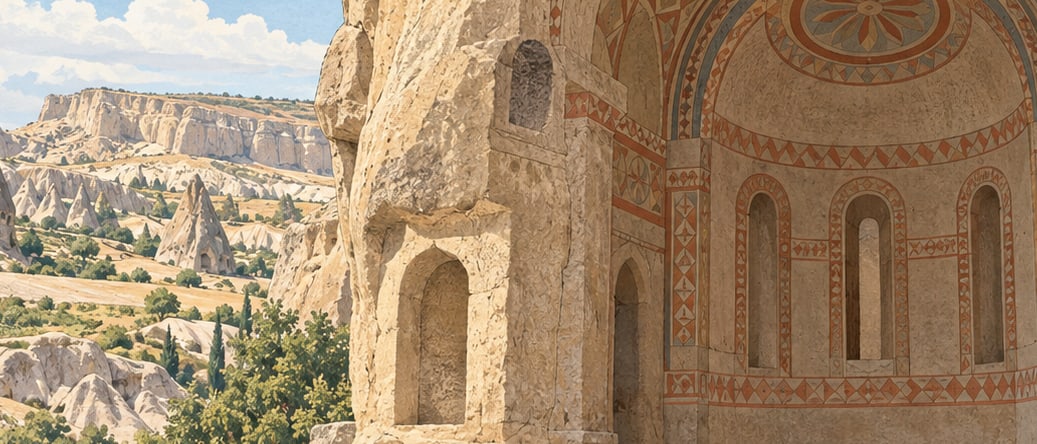 Dark Church çizimi, Nevşehir