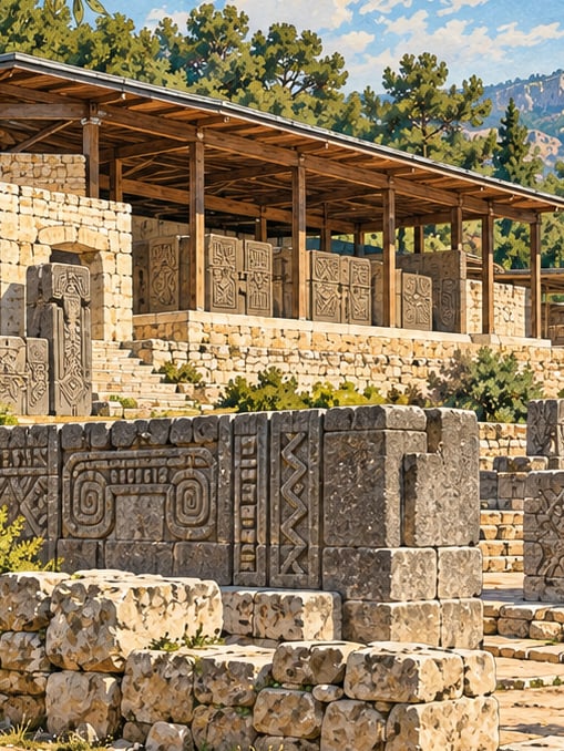 Ilustración: Museo de Karatepe Aslantaş, Osmaniye