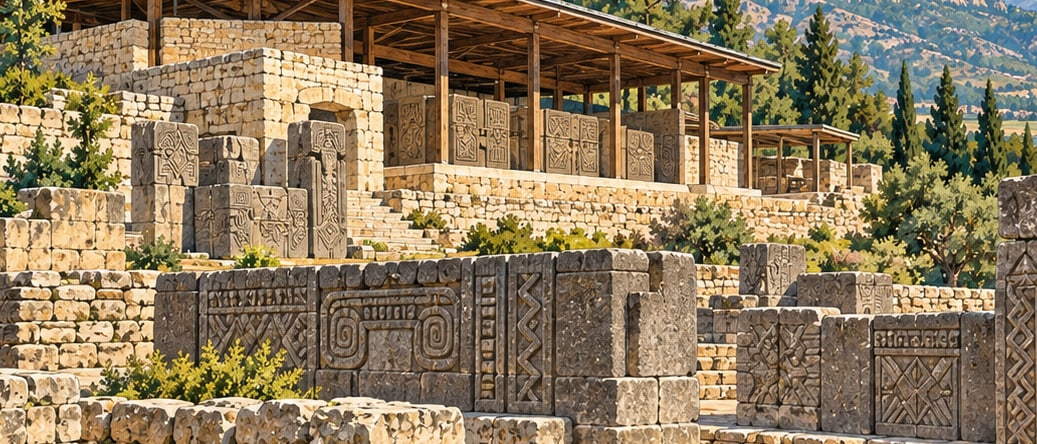 Karatepe Aslantaş Museum çizimi, Osmaniye