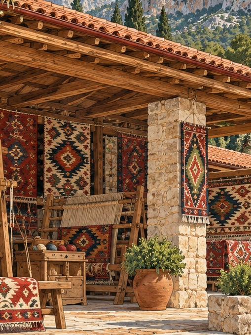 Ilustración: Karatepe Kilim Kooperatifi, Osmaniye