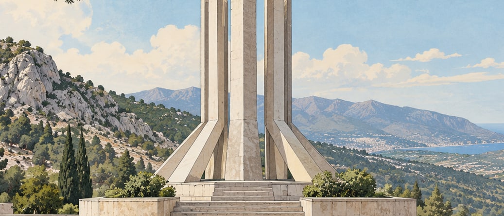 Karboğazı Kuvayi Milliye Monument çizimi, Mersin
