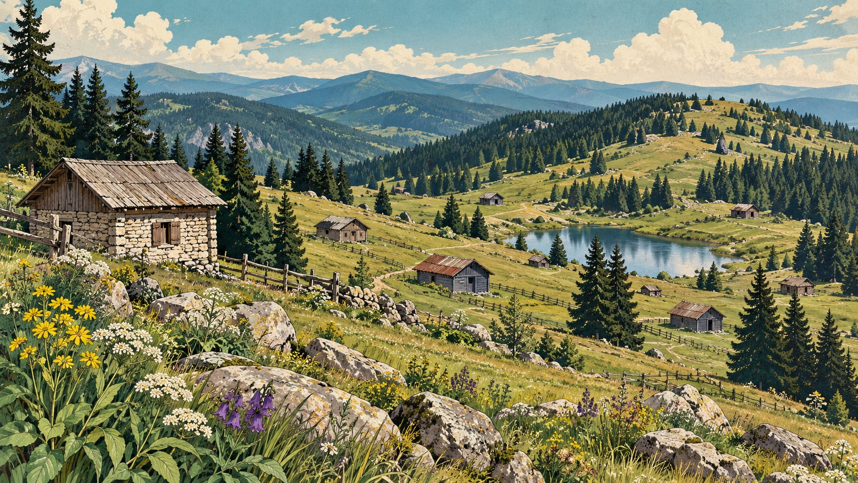 Kardüz Plateau çizimi, Düzce