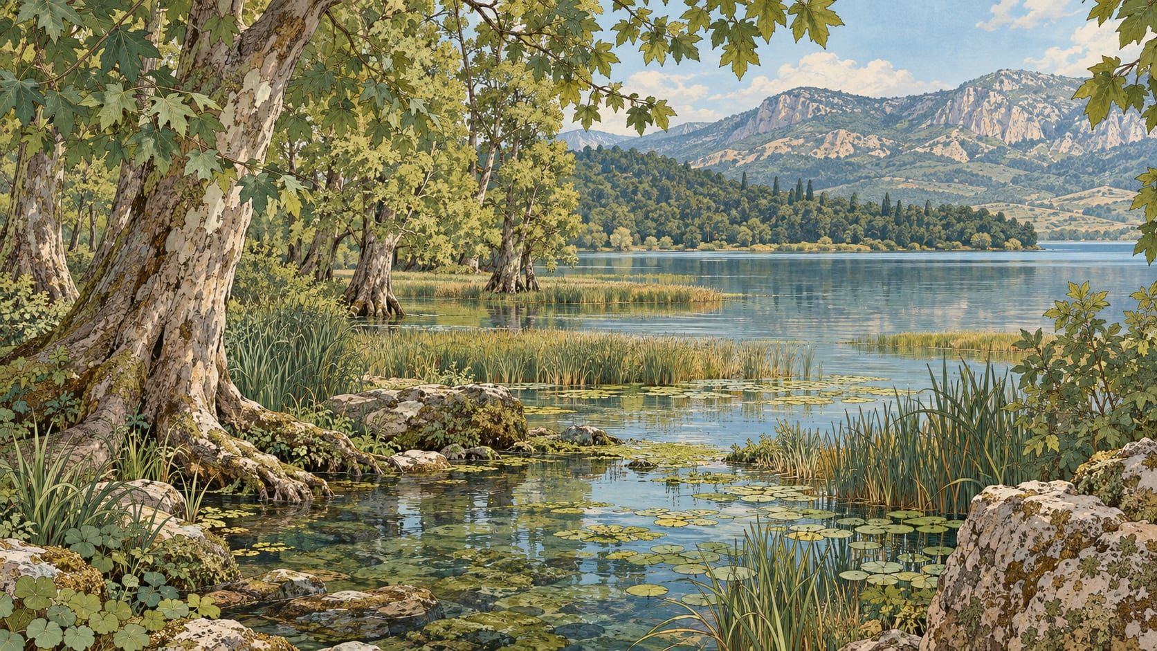 Kargı Village Sığla Forest Nature Conservation Area çizimi, Burdur