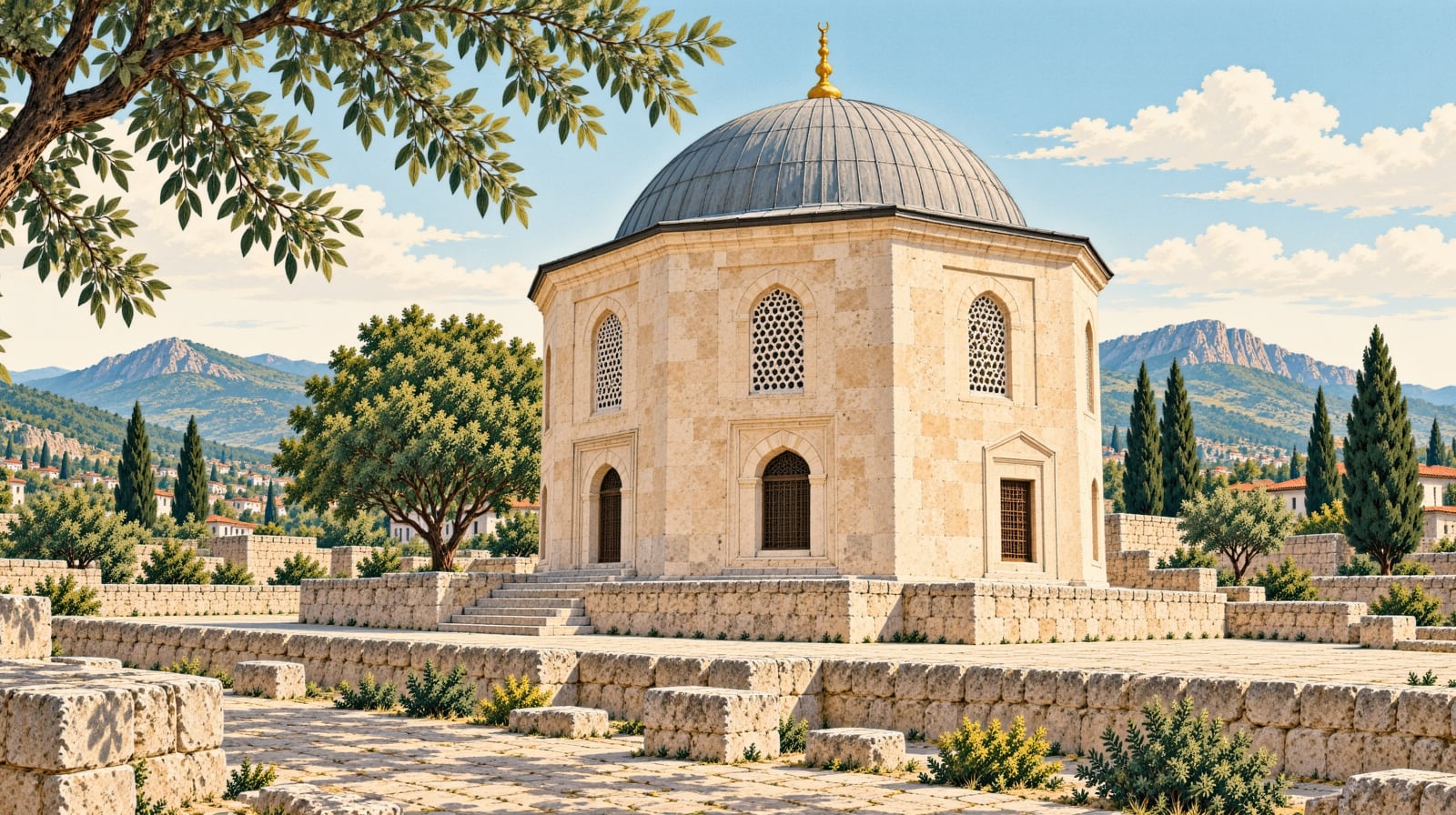 Karıncalı Dede Tomb çizimi, Sakarya