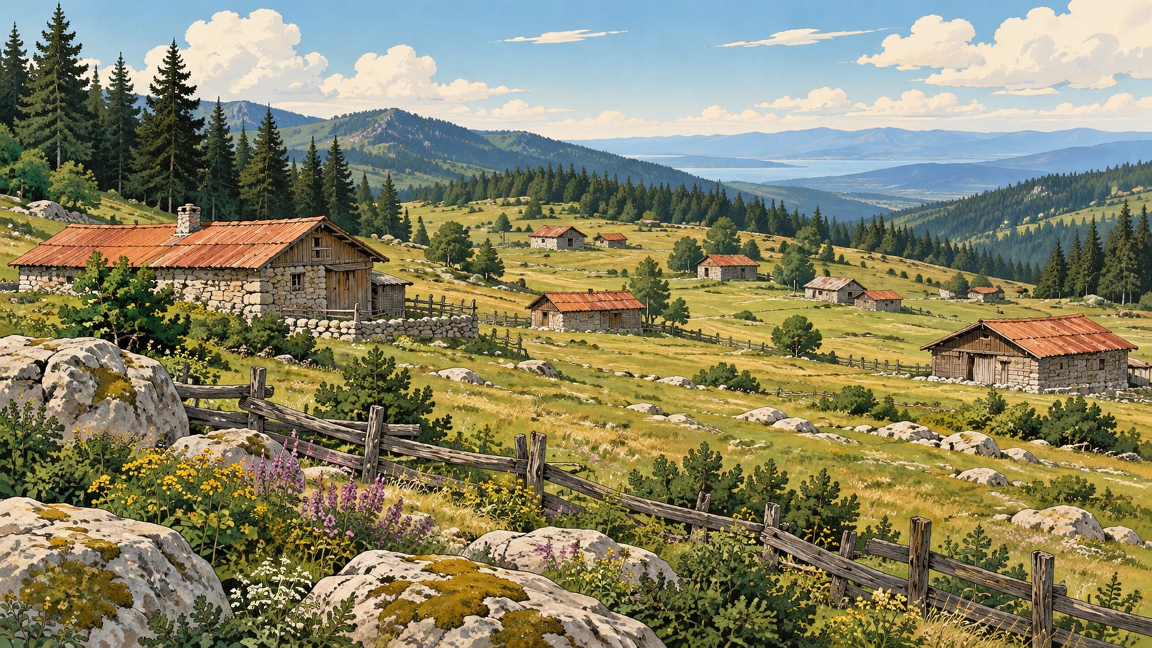 Karlık Plateau Nature Park çizimi, Yalova
