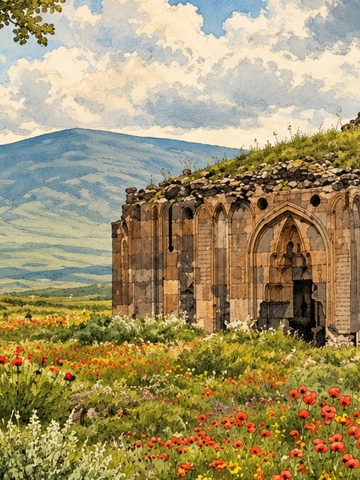 Ilustración: Castillo de Kars, Kars