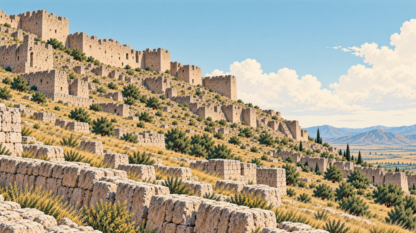 Kars Castle çizimi, Kars