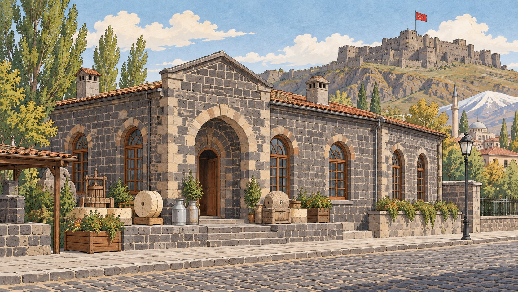 Kars Cheese Museum çizimi, Kars