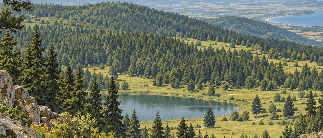 Kartaltepe Nature Park çizimi, Tekirdağ