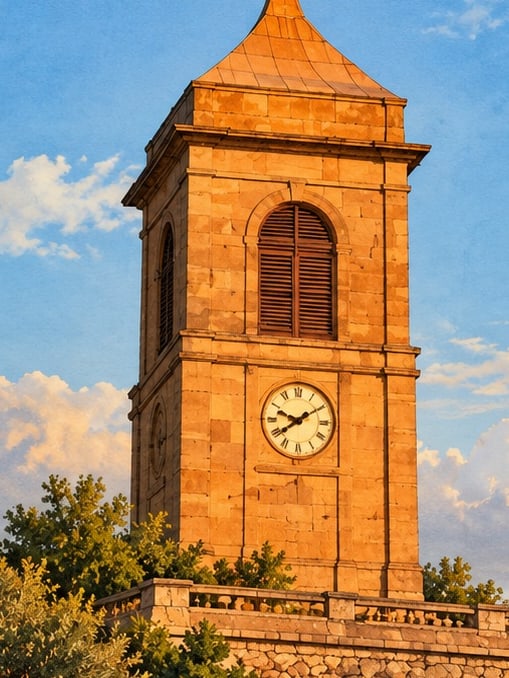 Ilustración: Torre del Reloj de Kastamonu, Kastamonu