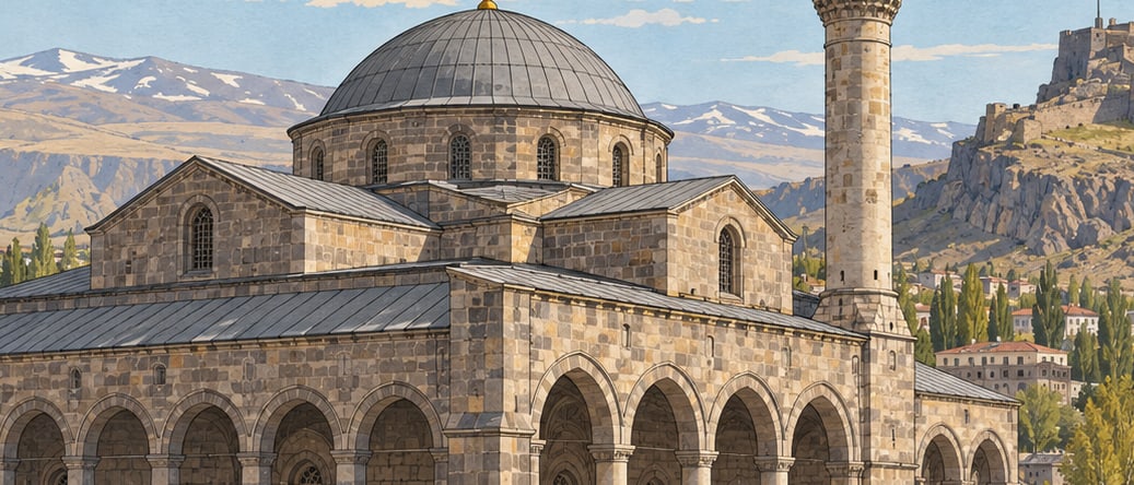 Katedral / Fethiye Mosque çizimi, Kars