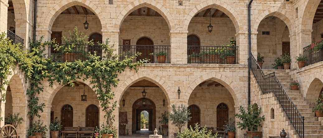 Katip Caravanserai / Republic Caravanserai çizimi, Kahramanmaraş