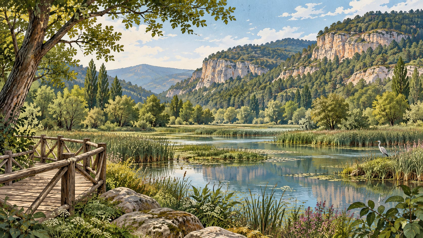 Kavaklı Nature Conservation Area çizimi, Karabük