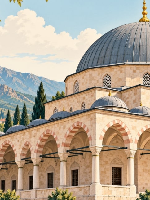 Ilustración: Mezquita de Kaya Çelebi, Van