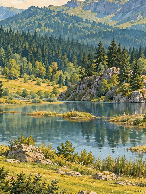 Ilustración: Parque Natural de Kayabaşı, Trabzon