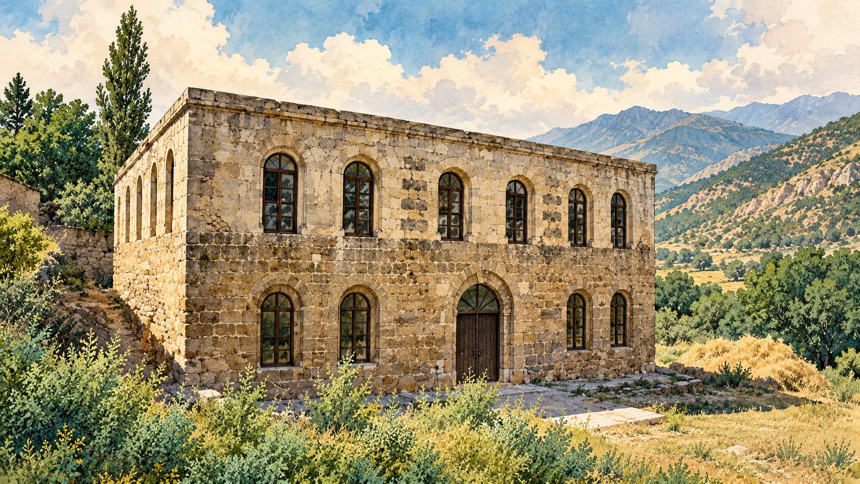 Kayme Palace çizimi, Hakkari
