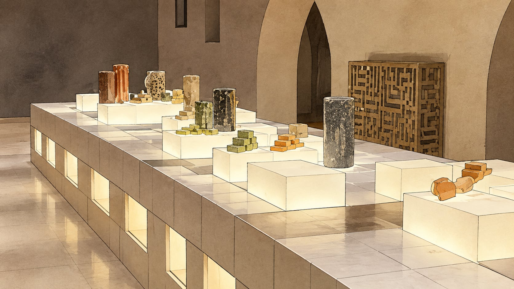 Kayna Soap and Molasses Museum çizimi, Gaziantep