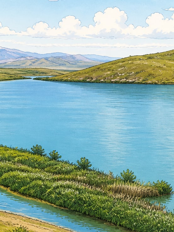 Ilustración: Lago Kaz, Muş