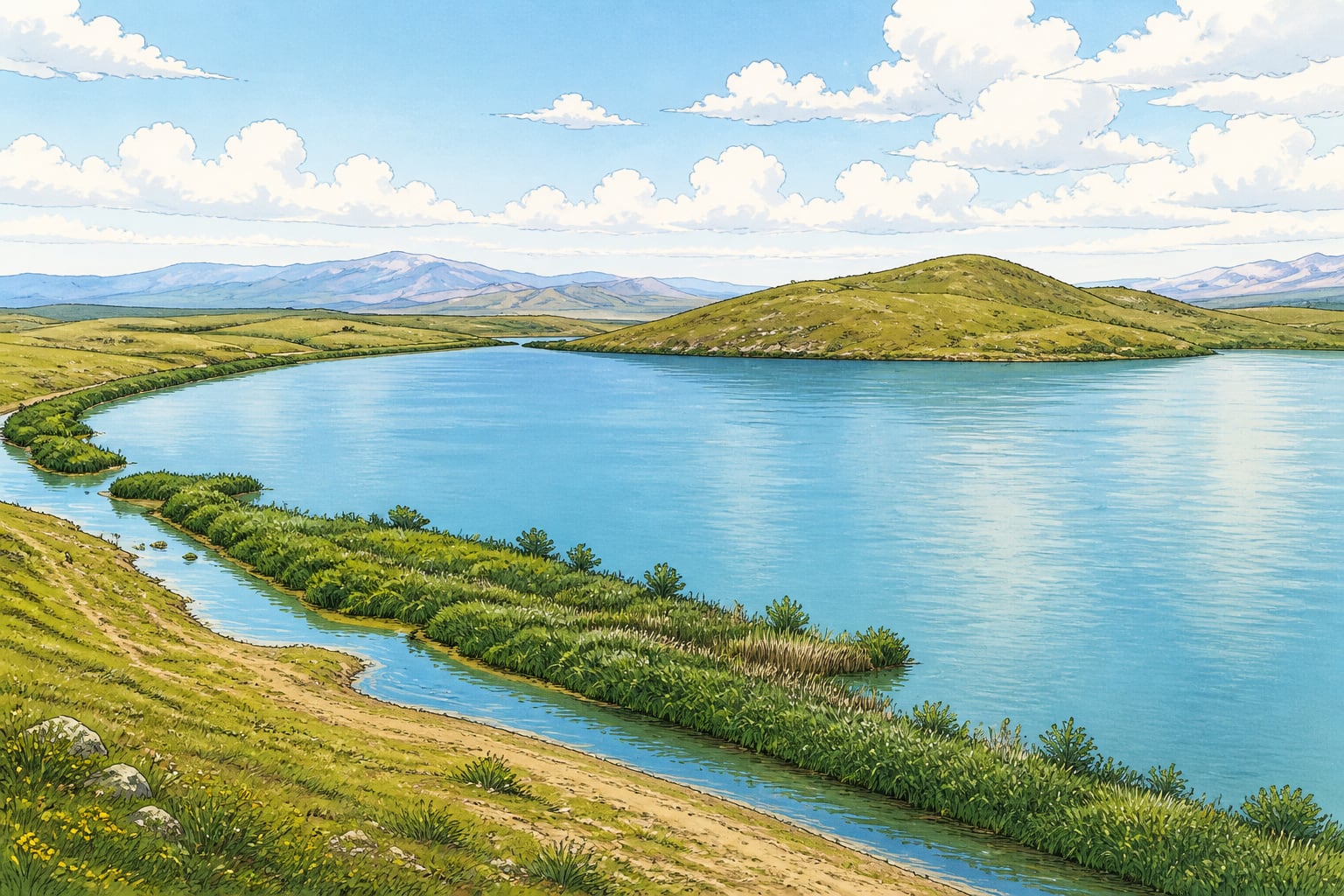 Kaz Lake çizimi, Muş