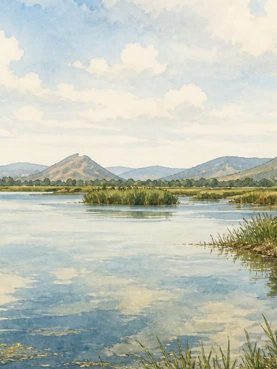 Ilustración: Lago Kaz, Tokat